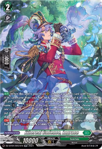 Ethereal Cadence, Lagrace (SR) (DZ-BT04/SR31EN), DZ-BT04: Destined Showdown — Vanguard card price