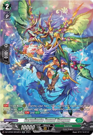 Germinate Found Dragon (SR) (DZ-BT04/SR32EN), DZ-BT04: Destined Showdown — Vanguard card price