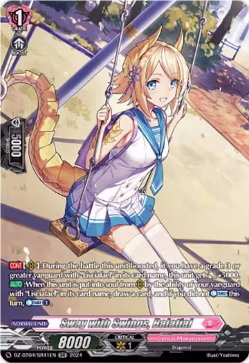 Sway with Swings, Balatial (SR) (DZ-BT04/SR41EN), DZ-BT04: Destined Showdown — Vanguard card price