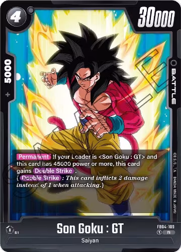 Son Goku : GT (FB04-109), Ultra Limit — DB Fusion card price