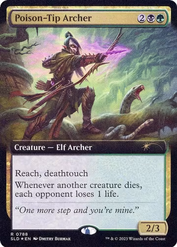 Poison-Tip Archer (Extended Art) (788), Secret Lair Drop Series — Magic card price