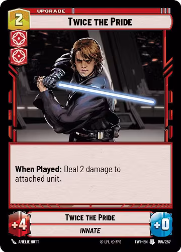 Twice the Pride (155/257), Twilight of the Republic — Star Wars card price