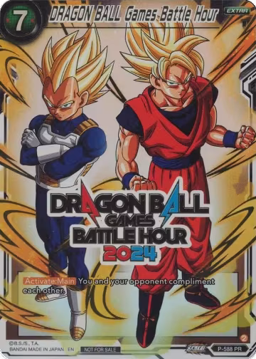 DRAGON BALL Games Battle Hour (Dragon Ball Games Battle Hour 2024 Promo Card Set) (P-588), Promotion Cards — DB Super card price