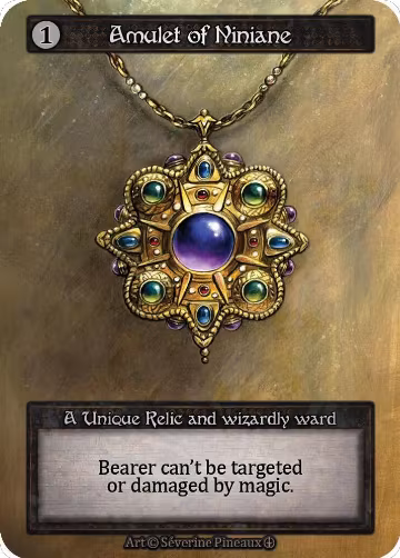 Amulet of Niniane, Arthurian Legends — Sorcery card price