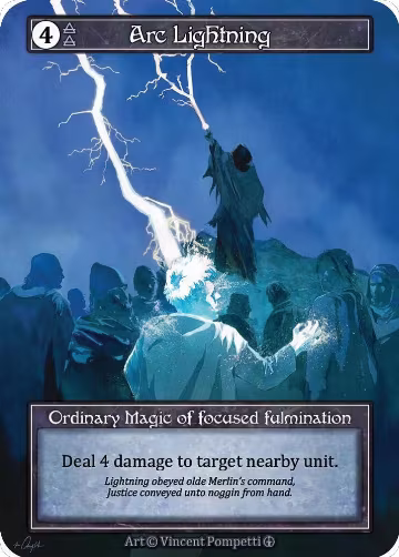 Arc Lightning (Foil), Arthurian Legends — Sorcery card price