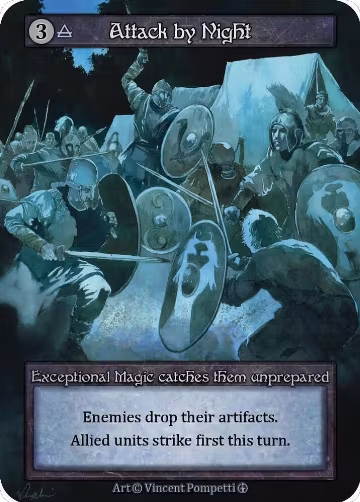 Attack by Night, Arthurian Legends — Sorcery card price