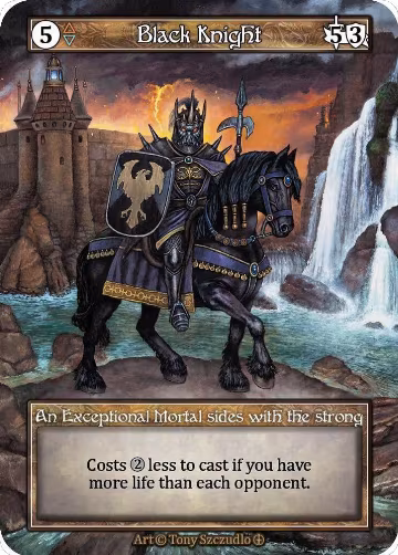 Black Knight (Foil), Arthurian Legends — Sorcery card price
