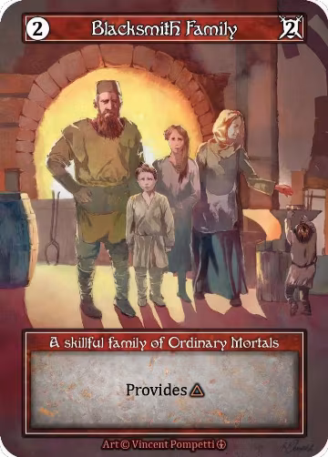 Blacksmith Family (Foil), Arthurian Legends — Sorcery card price