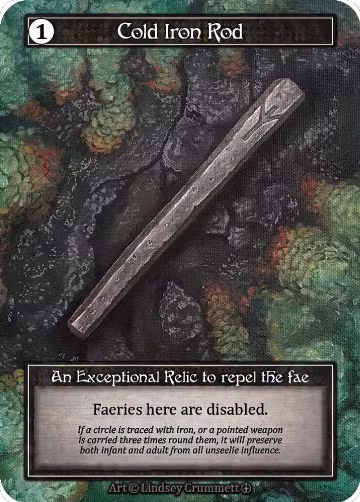 Cold Iron Rod (Foil), Arthurian Legends — Sorcery card price