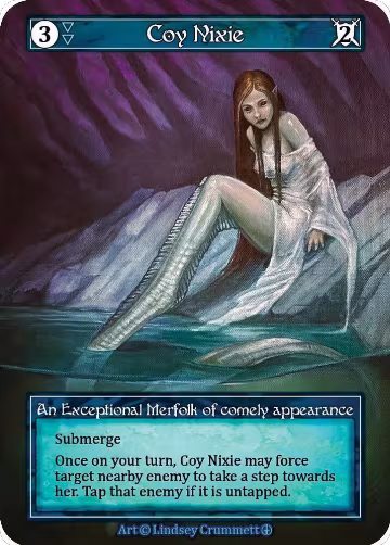 Coy Nixie (Foil), Arthurian Legends — Sorcery card price