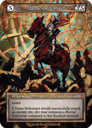Dame Britomart (Foil), Arthurian Legends — Sorcery card price