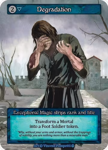 Degradation, Arthurian Legends — Sorcery card price