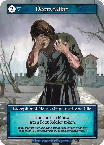 Degradation (Foil), Arthurian Legends — Sorcery card price