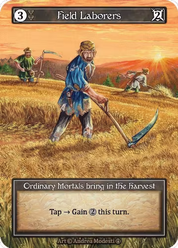 Field Laborers (Foil), Arthurian Legends — Sorcery card price