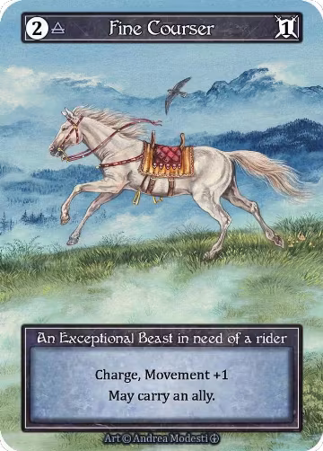 Fine Courser (Foil), Arthurian Legends — Sorcery card price