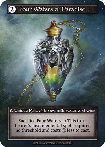 Four Waters of Paradise (Foil), Arthurian Legends — Sorcery card price