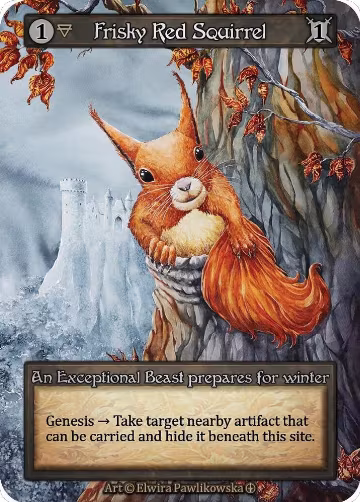 Frisky Red Squirrel, Arthurian Legends — Sorcery card price