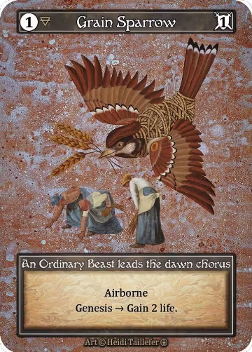 Grain Sparrow (Foil), Arthurian Legends — Sorcery card price