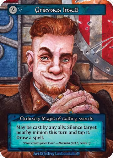 Grievous Insult, Arthurian Legends — Sorcery card price