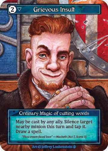 Grievous Insult (Foil), Arthurian Legends — Sorcery card price