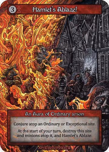 Hamlet's Ablaze!, Arthurian Legends — Sorcery card price
