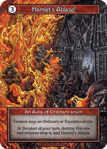 Hamlet's Ablaze! (Foil), Arthurian Legends — Sorcery card price