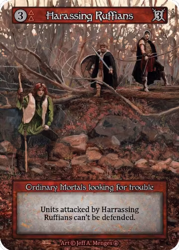 Harassing Ruffians, Arthurian Legends — Sorcery card price