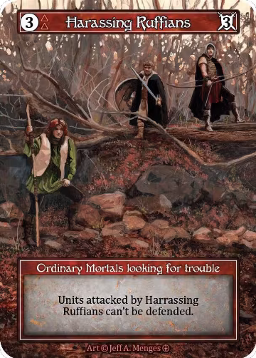 Harassing Ruffians (Foil), Arthurian Legends — Sorcery card price