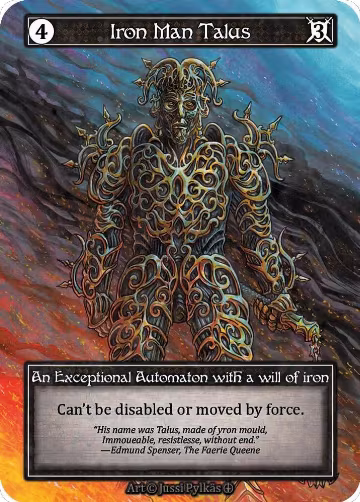 Iron Man Talus (Foil), Arthurian Legends — Sorcery card price