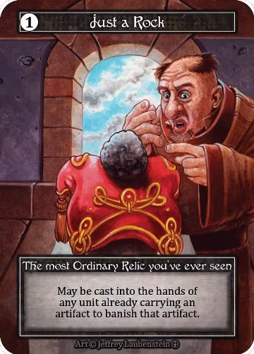 Just a Rock (Foil), Arthurian Legends — Sorcery card price