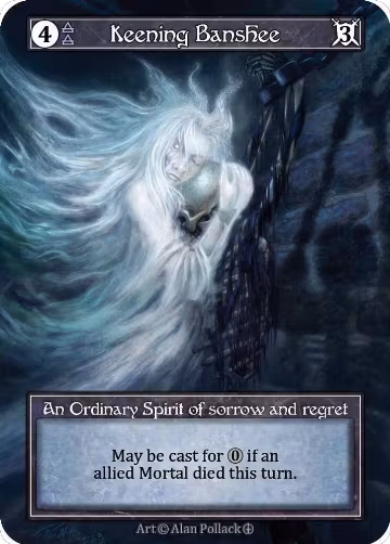 Keening Banshee (Foil), Arthurian Legends — Sorcery card price