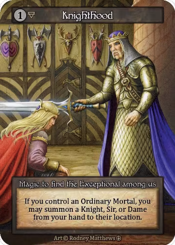 Knighthood, Arthurian Legends — Sorcery card price