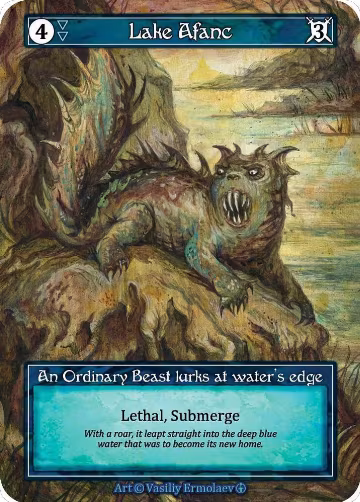 Lake Afanc (Foil), Arthurian Legends — Sorcery card price