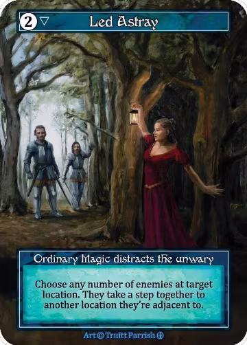 Led Astray (Foil), Arthurian Legends — Sorcery card price