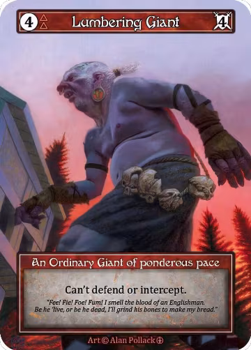 Lumbering Giant (Foil), Arthurian Legends — Sorcery card price