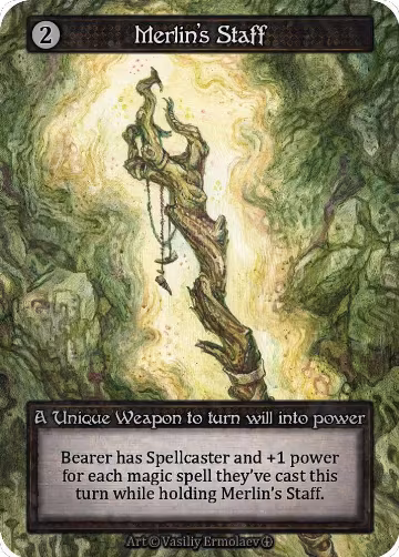 Merlin's Staff, Arthurian Legends — Sorcery card price