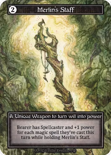 Merlin's Staff (Foil), Arthurian Legends — Sorcery card price