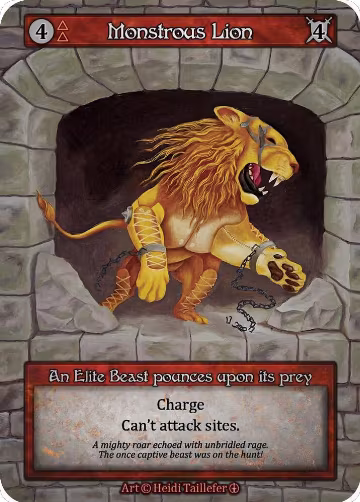 Monstrous Lion, Arthurian Legends — Sorcery card price