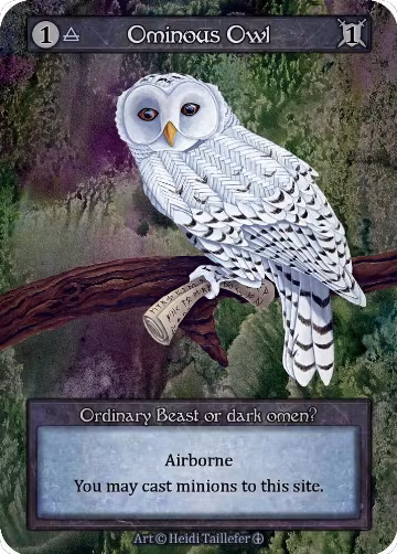 Ominous Owl, Arthurian Legends — Sorcery card price