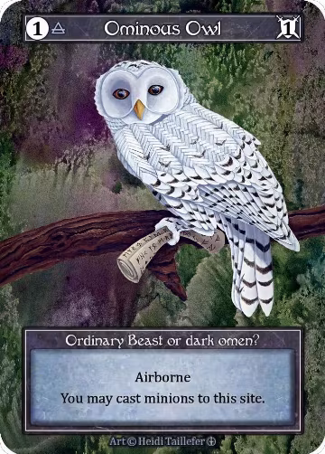 Ominous Owl (Foil), Arthurian Legends — Sorcery card price