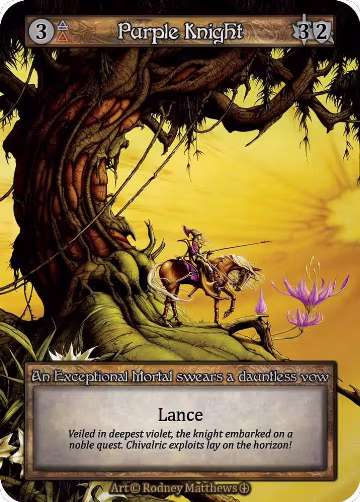 Purple Knight, Arthurian Legends — Sorcery card price