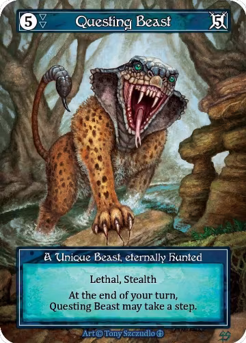Questing Beast (Foil), Arthurian Legends — Sorcery card price