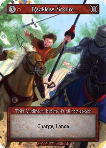 Reckless Squire, Arthurian Legends — Sorcery card price