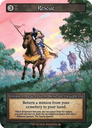Rescue, Arthurian Legends — Sorcery card price