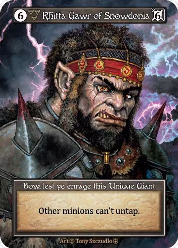 Rhitta Gawr of Snowdonia (Foil), Arthurian Legends — Sorcery card price
