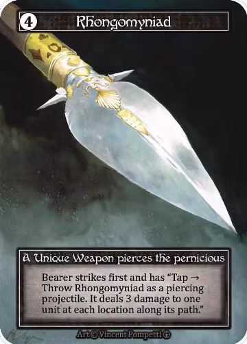 Rhongomyniad (Foil), Arthurian Legends — Sorcery card price