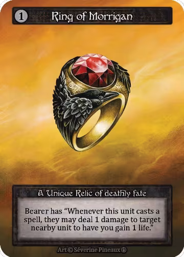 Ring of Morrigan, Arthurian Legends — Sorcery card price