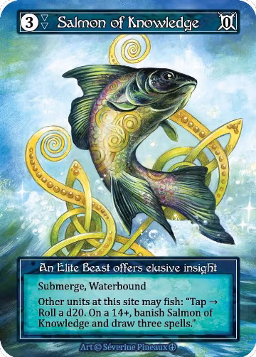 Salmon of Knowledge (Foil), Arthurian Legends — Sorcery card price
