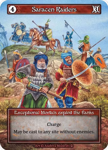Saracen Raiders (Foil), Arthurian Legends — Sorcery card price