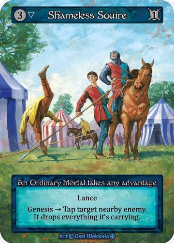 Shameless Squire, Arthurian Legends — Sorcery card price